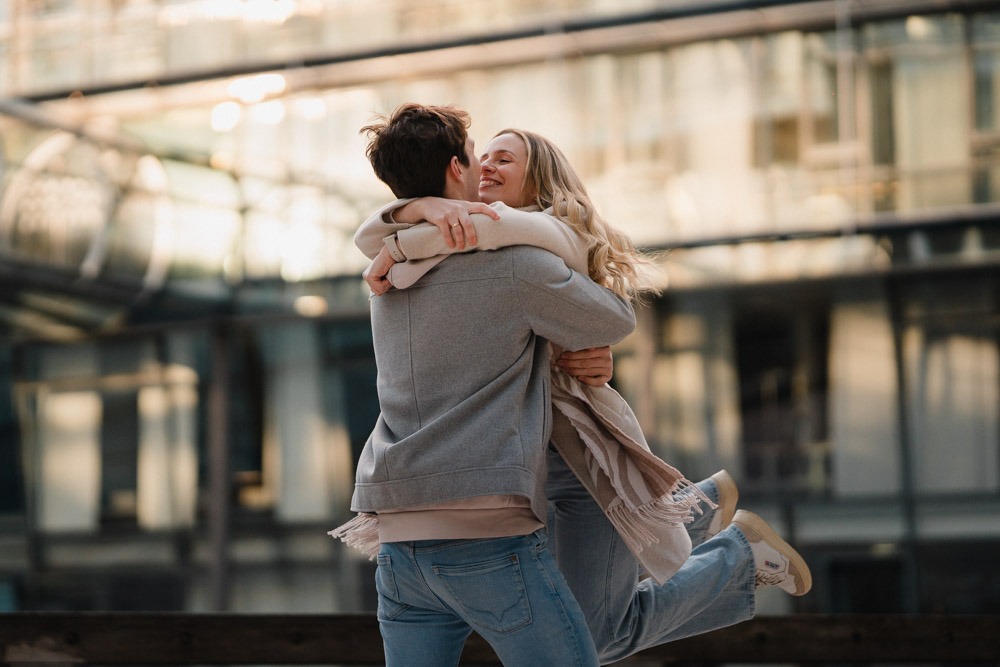 Hochzeitsfotograf Hannover, Paarshooting, Paar happy