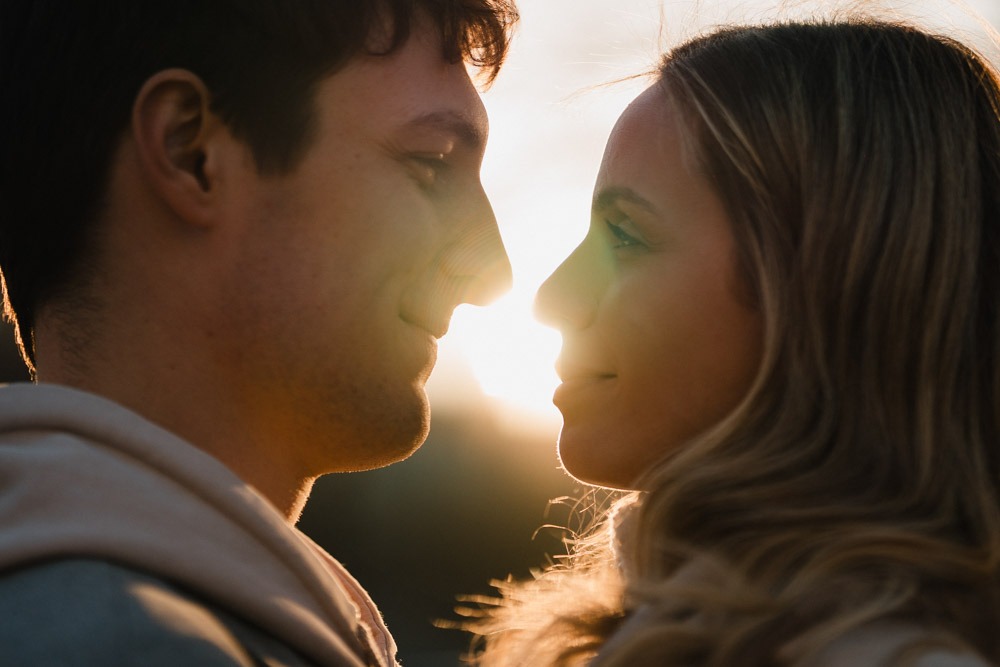 Hochzeitsfotograf Hannover, Paarshooting, Paar Abendsonne