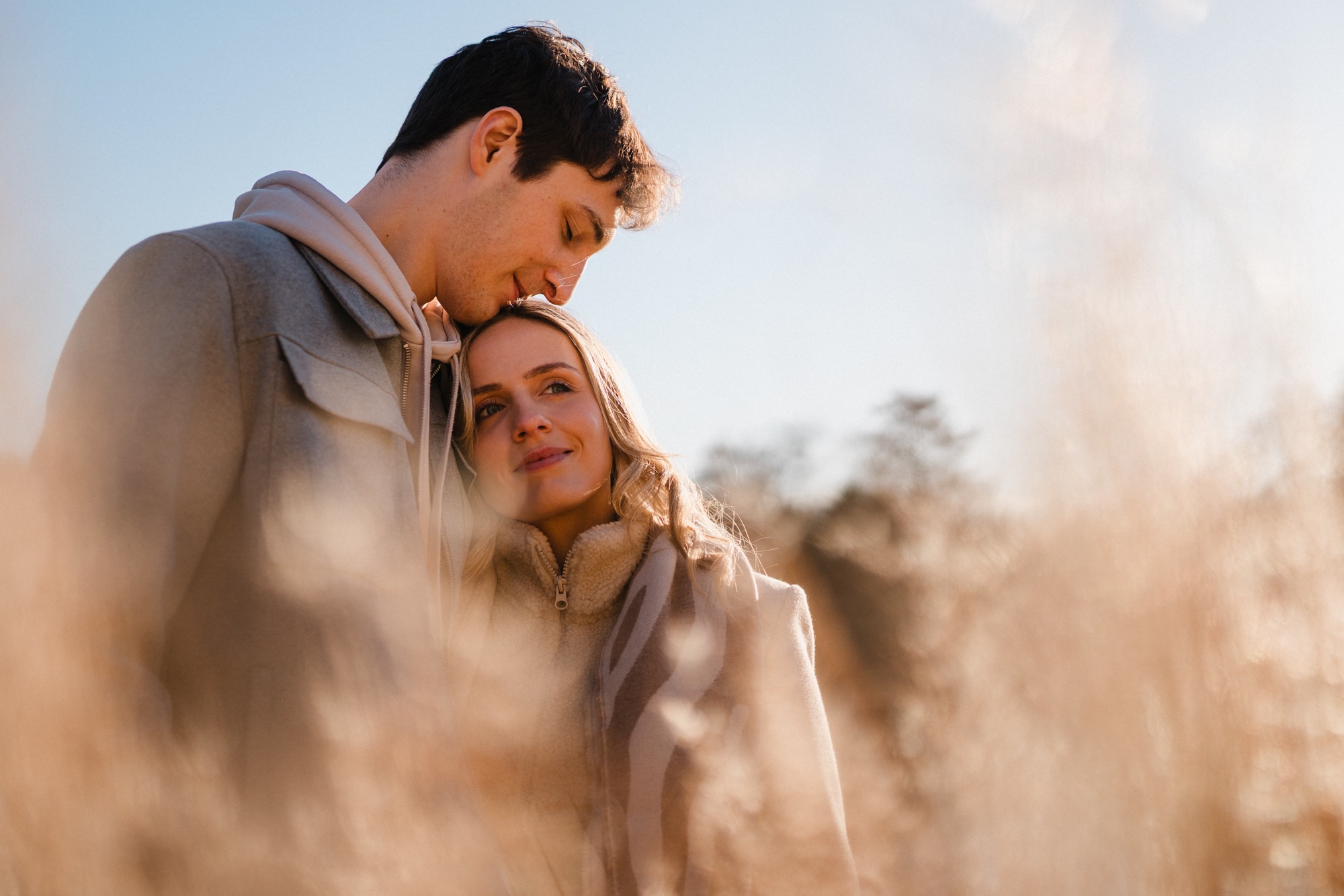 Hochzeitsfotograf Hannover, Paarshooting, Paar Kornfeld
