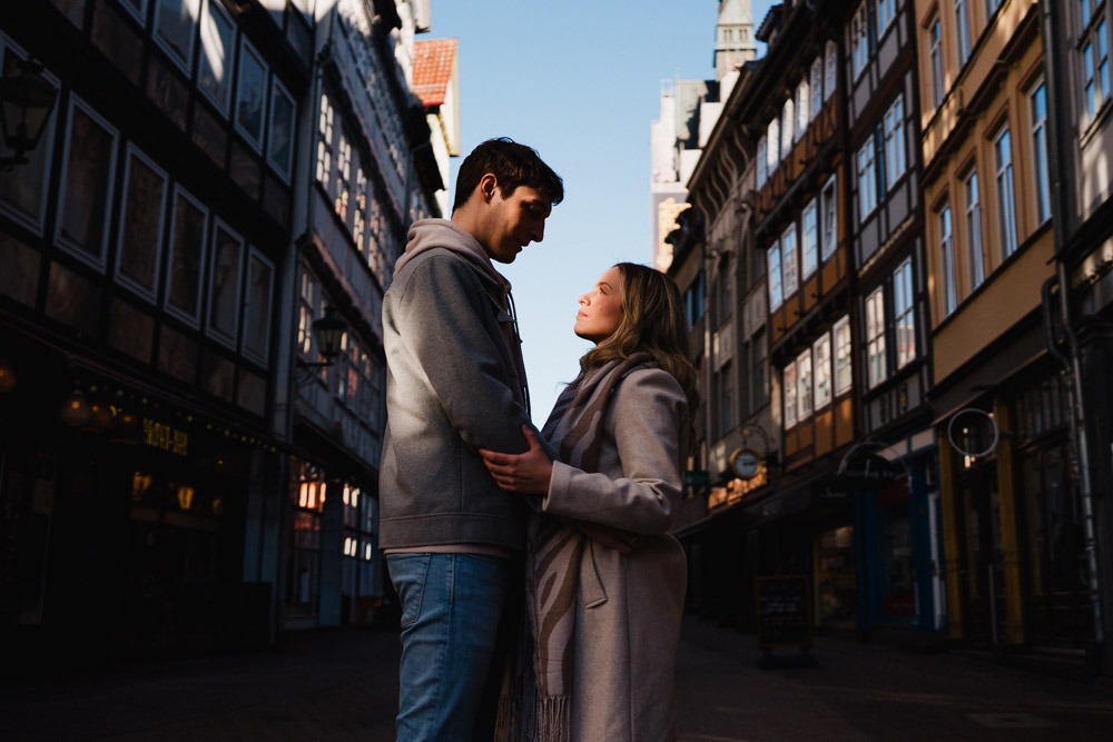 Hochzeitsfotograf Hannover, Paarshooting, Paar Altstadt
